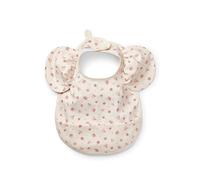 Elodie Details Bavoir Bébé avec Poche Récupératrice, Bavoir Imperméable Velcro Réglable, Facile à Nettoyer & Lavable Machine, Certifié OEKO-TEX, pour Bébé et Tout-petits - Petit River Rose
