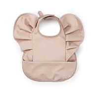 Elodie Details Bavoir Bébé Imperméable Souple Récupérateur - Design Scandinave - Powder Pink