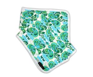 Elodie Details Couverture en Coton Bio, Rétro Révolution, Blanc, Vert, Turquoise