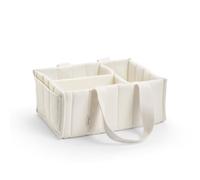 Elodie Details Diaper Caddy, Organisateur de Couches Bébé avec Compartiments Amovibles, Rangement Table à Langer Portable avec Poignées, Lavable en machine, Organiseur Nursery Voyage - Creamy White