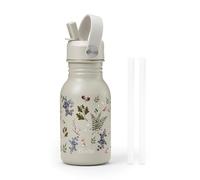 Elodie Details Gourde Enfant Inox, Bouchon Anti-Fuite avec Paille et Poignée pour Enfants, Facile à Ouvrir, Sans BPA, Facile à Nettoyer, Bouteille Idéal École & Activités, 350ML, Fairytale Forest