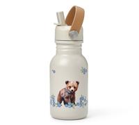 Elodie Details Gourde Enfant Inox, Bouchon Anti-Fuite avec Paille et Poignée pour Enfants, Facile à Ouvrir, Sans BPA, Facile à Nettoyer, Bouteille Idéal École & Activités, 350ML, Blueberry Bliss Billy