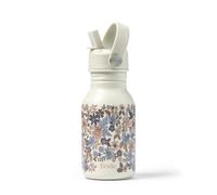 Elodie Details Gourde Enfant Inox, Bouchon Anti-Fuite avec Paille et Poignée pour Enfants, Facile à Ouvrir, Sans BPA, Facile à Nettoyer, Bouteille Idéal École & Activités, 350ML, Blue Garden
