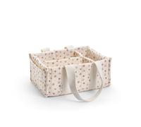 Elodie Details Organisateur Couches Bébé Petit River Rose | Compartiments Amovibles, Poignées de Transport, Coton, Lavable en Machine, Portable