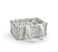 Elodie Details Organisateur de Couches Bébé avec Compartiments Amovibles, Rangement Table à Langer Portable avec Poignées, Coton, Lavable en machine, Organiseur Nursery Voyage - Garden Leo Toile