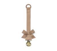Elodie Details Schnullerclip - Schnullerkette & Nuckelkette mit Metallclip für Baby - BPA-freier Schnullerhalter aus recyceltem Polyester - Schnullerband für Jungen & Mädchen - Soft Terracotta
