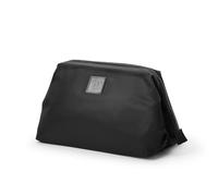 Elodie Details Zip&Go Large ouverture - Sac à couches pour bébé, trousse de maquillage, sac de toilette, sac d'allaitement, changement de couche, trousse de voyage portable, grande capacité, noir