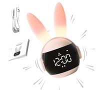 Éloge D'alarme De Lapin - Adorable Réveil | Amusant Et Fonctionnel Mignon Alaarm Cloock | Timing D'alarme De Lapin Fiable | Rénits De Lapins Ludiques Parfaits Pour Les Chambres Pour Et Les Cad