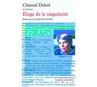 Éloge de la singularité: Essai sur la modernité tardive