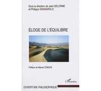 Eloge de l'équilibre - Philippe Granarolo - L'harmattan - broché - Essai
