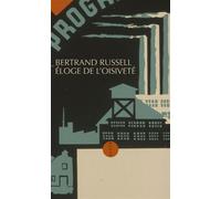 Éloge de l'oisiveté - Bertrand Russell - Allia - broché - Essai