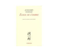Éloge de l'ombre - Jun'ichiro Tanizaki - Verdier - broché - Essai