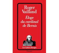 Eloge du cardinal de Bernis