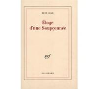 Éloge d'une Soupçonnée René Char (Auteur)