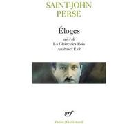 Eloges / La Gloire des Rois /Anabase /Exil Saint-John Perse (Auteur)