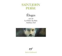 Saint-John Perse – Éloges / La Gloire des Rois / Anabase / Exil – Gallimard