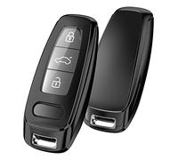 ELOHEI Coque de Protection spéciale en TPU Souple pour clé Audi A6L A6 A7 A8 Q7 Q8 E-Tron 2018-2022 A3 S3 S6 SQ7 RS6 S7 RS7 RS7 (Noir)