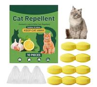 Éloigne-Chat de Jardin | Comprimés Anti-Fouissage du Chat | Pastilles Anti-creusage - pour extérieur, arrière-Cour, Jardin Public, terrasse, pelouse, Appartement,