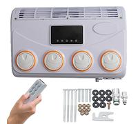 ELOMAS Climatiseur pour Camping-Car 12V/24V,Ensemble évaporateur de climatiseur,Climatiseur DC,Ventilateur de Toit de Voiture,Mini climatiseur pour Voiture,Caravane,Camion,24V