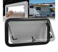 ELOMAS Fenêtres pour Camping-Cars,vitrage Isolant Acrylique Arrondi en Alliage d'aluminium,fenêtres pour Camping-Cars,fenêtres pour caravanes,Camping-Cars,remorques,Yachts,700 * 400mm