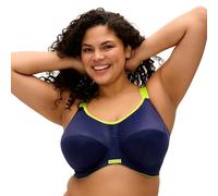 Elomi Soutien-gorge femme à armatures Energise 8041 Bonnet profond Multiway Bleu 110K