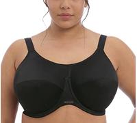 Elomi 8041 Energise U/W Bonnet Profond Support Multiway J Crochet Soutien-gorge sport, femme, EL8041, noir, 38JJ