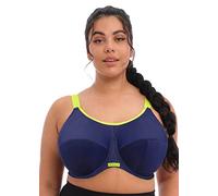 Elomi 8041 Energise U/W Bonnet Profond Support Multiway J Crochet Soutien-Gorge Sport, Femme, Soutien-Gorge de Sport, EL8041, Marina Militare, 6DD