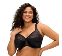 Elomi Cate Full Coverage Comfort, Support, & Elegance. DD+ Bras Soutien-Gorge, Opaque, Noir, 105E Femme