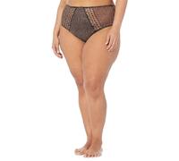 Elomi - Culotte Taille Haute avec transparences Matilda Leopard - XL