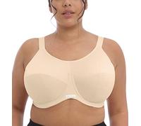 Elomi Energise J-Hook Underwire Sports Bra (8041),40DD,Nude