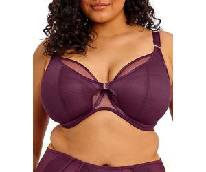 Elomi Kintai Soutien-Gorge Plunge à Armatures, Opaque, pour Femme, mûres, 85G