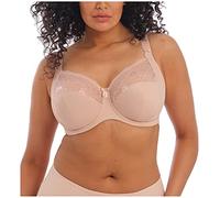 Elomi Morgan Banded Comfort & Support. Three-Section Cup, Side Frame, Stretch Lace. Solid Color DD+ Bras Soutien-Gorge à Couverture Totale, Opaque, Sahara, 105F Femme