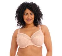 Elomi Morgan Soutien-Gorge Confort avec élastique pour Femme Bonnet à Trois Sections, Cadre latéral, Dentelle Extensible. Bonnets E et Plus, Camée Rose., 100L