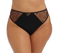 Elomi Sachi Thong Strings, Motif Papillon Noir, XXL Femme