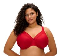 Elomi Soutien-Gorge moulé à Armatures Lisses sans Doublure pour Femme, Rouge Vif, 34GG