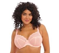 Elomi Women's Charley Bra: Stretch Lace & Mesh, Racerback Option. Low Plunge UK JJ, Us Sizes D-n Soutien-Gorge Plongeant, Opaque, Ballet Rose, 100G Femme