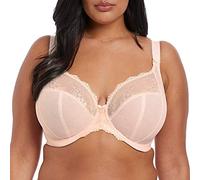 ELOMI Women's Charley Bra: Stretch Lace & Mesh, Racerback Option. Low Plunge UK JJ, Us Sizes D-n Soutien-Gorge Plongeant, Rose - Ballet Pink, 90F Femme
