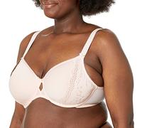 Elomi Women's Plus Size Charley T-Shirt Seamless Breathable Spacer Underwire Bra, Ballet Pink, 36FF