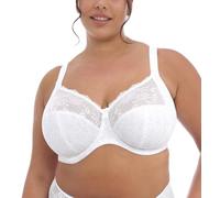 Elomi Women's Plus Size Morgan Banded Underwire Stretch Lace Bra, White, 42DD