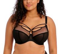 Elomi Sachi Soutien-Gorge Plongeant à Bretelles et Armatures, Transparent, Noir, 95H Femme