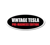 Elon Autocollant vintage en vinyle pour voiture Motif Elon Went Crazy Model X Y 3 S Elon Elon Elon Went Crazy Edition Pre Madness Edition