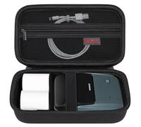 Elonbo B1 Étiquette Maker Valise, Portable Mini sans Fil Bluetooth étiquette imprimante Sac de Voyage, Petit Support de Stockage d'étiquettes à Main, Noir