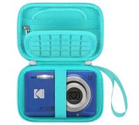 Elonbo Boîtier de Transport pour Appareil Photo numérique Kodak pixpro fz55 / fz53 / FZ45 / fz43 16mp, vlogging Sac de Rangement pour Appareil Photo, Sac en Filet pour Batterie, câble, Vert