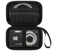 Elonbo Boîtier de Transport pour Appareil Photo numérique Kodak pixpro fz55 / fz53 / FZ45 / fz43 16mp, vlogging Sac de Rangement pour Appareil Photo, Sac en Filet pour Batterie, câble, Noir