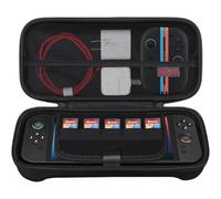 Elonbo Carrying Case for Nintendo Switch 2 (2025), Switch 2 Games Controller Grip Hard Travel Bag, Game Player Organizer Holder, Mesh Pocket Fits Joy-Con Cables, Black