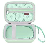 Elonbo D30 Machine de Fabrication d'étiquettes / D35 Portable Bluetooth Label Printer Sac de Voyage, Mini Smartphone Portable étiquette Rack de Rangement, Vert