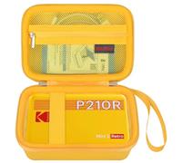 Elonbo Dur Étui de Voyage Rigide Housse Cas pour Kodak Mini 2 Retro 4pass/Kodak Pack Mini Imprimante P210 Photo Printer/Kodak Mini Retro 2 P210, Mesh Pocket Convient pour Le Papier, Câble, Jaune