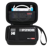 Elonbo Dur Étui de Voyage Rigide Housse Cas pour Kodak Mini 2 Retro 4pass/Kodak Pack Mini Imprimante P210 Photo Printer/Kodak Mini Retro 2 P210, Mesh Pocket Convient pour Le Papier, Câble, Noir