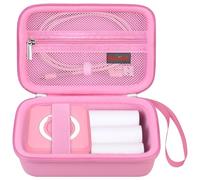 Elonbo Étui de transport compatible avec HUIJUTCHEN/Cabaro sans fil Mini imprimante de poche autocollante, Bluetooth Smart Portable Receipt Photo Printer Sac de voyage, support de rangement pour