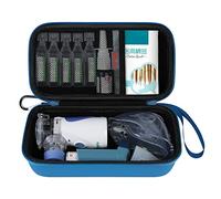 Elonbo Étui de transport portable inhalateur nébuliseur pour adultes et enfants, asthme inhalateur joint voyage case, support de nébuliseur Maillé à main, bleu. Cas seulement